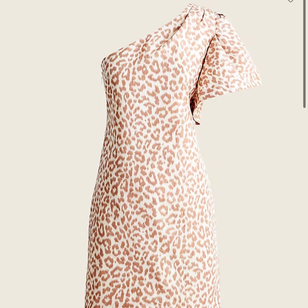 J crew animal print dress